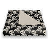 Skull Pattern 50"x60 Fleece Throw Blanket