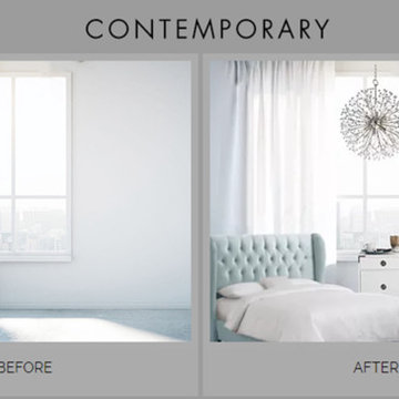 Subtle Blue Bedrooom in Lake orion