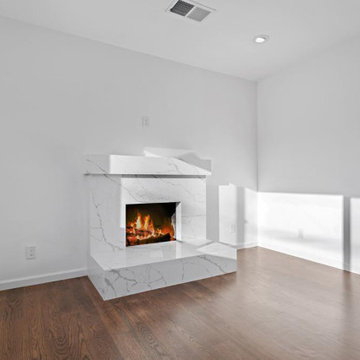 marble fireplace remodel