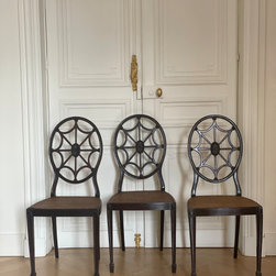Paris - Restauration de chaises cann&eacute;es - Dining Chairs