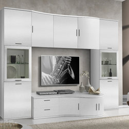 Italian Wall Unit Composition JA-1078 - $3,325.00 - Entertainment Centers And Tv Stands