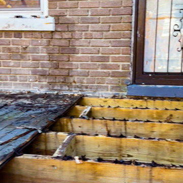 Beautifying an old porch