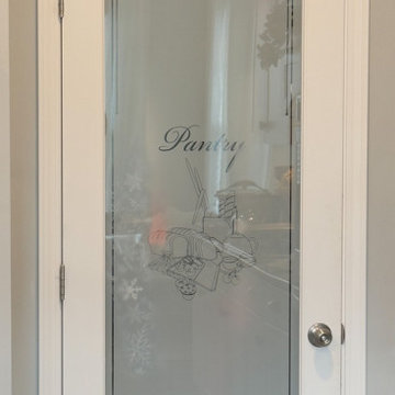 Apothecary-Style Pantry with Built-In Ladder and Vintage Details