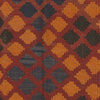 Hand-knotted Afghan Shiravan Cream Wool Kilim 6'5" x 9'6"