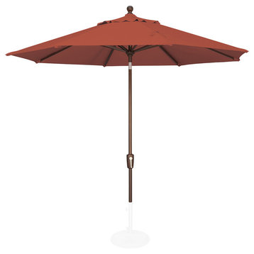 Catalina 9' Octagon Market Umbrella, Beige, Solefin Fabric