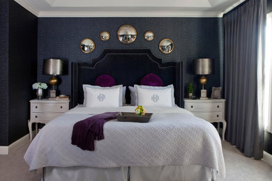 Transitional bedroom photo in Atlanta