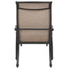 Stinson Sling Patio 2 Chairs With Aluminum Frame, All-Weather Furniture, Dark Lava Bronze