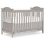 Dream On Me Bella Rose Classic Convertible Crib in Gold Dust