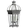 Rustique Rotunda Des Glass and Metal 4Tier Taper Holder Lantern by Zodax