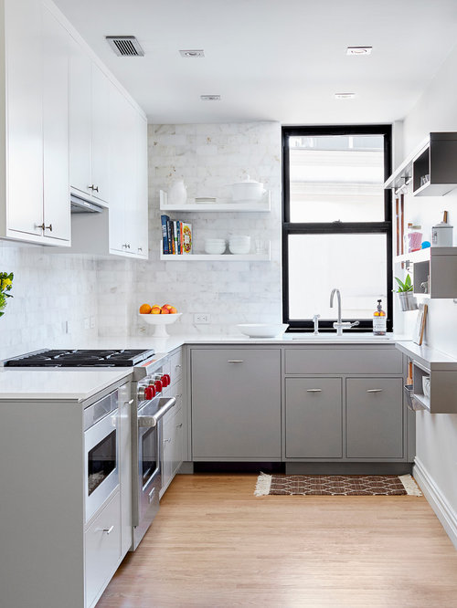 Small U-Shaped Kitchen Design Ideas & Remodel Pictures | Houzz  SaveEmail