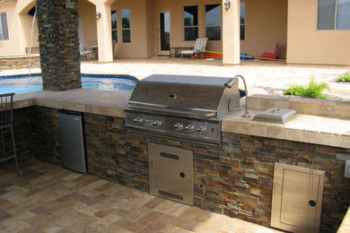 Inspiration for a contemporary pool remodel in Other