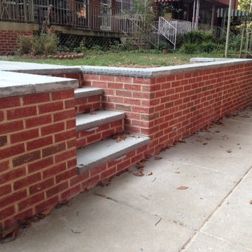 Stone and Brick Retaining Walls in Washington DC, Columbia Heights