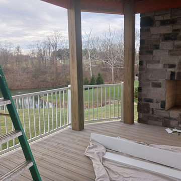 Union | 2-Story Covered Octagon Custom Deck
