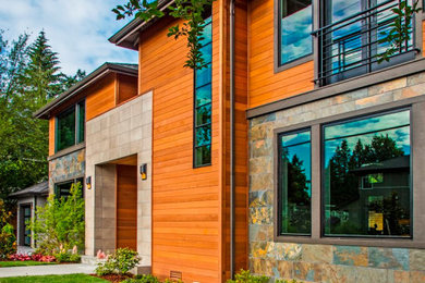 Design ideas for a house exterior in Seattle.