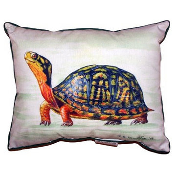 Happy Turtle Large Indoor/Outdoor Pillow 16x20