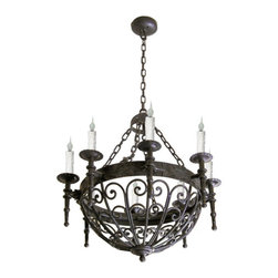 CH-212 Hand Made Iron Chandelier Designs - Chandeliers
