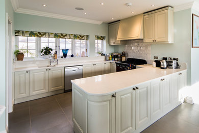 This is an example of a classic kitchen in Surrey.