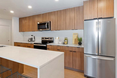 Example of a trendy kitchen design in San Francisco