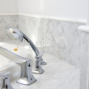 Bathroom Sink and Backsplash