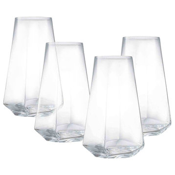 Infiniti Crystal Highball Glasses 18 oz, Set of 4