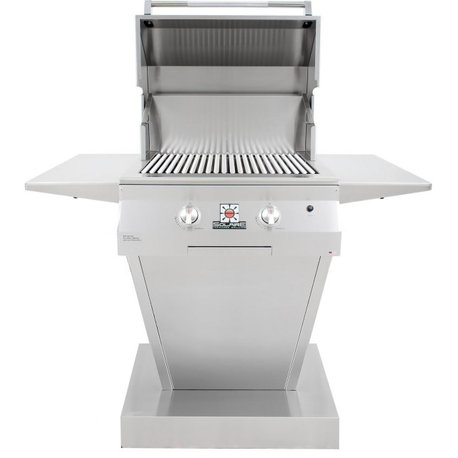 Solaire SOL-AGBQ-27GIR-PED 27" Stainless Steel Freestanding Infrared Gas Grill