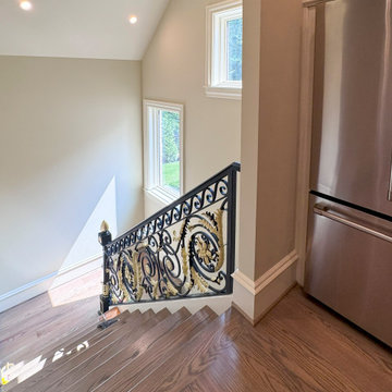 Project #135 | A Vibrant Double Curved Staircase