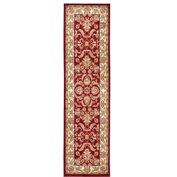 Traditional Odyssey 2'7"x10' Runner Rouge Area Rug