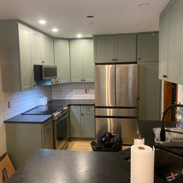 Customer kitchen and bath update