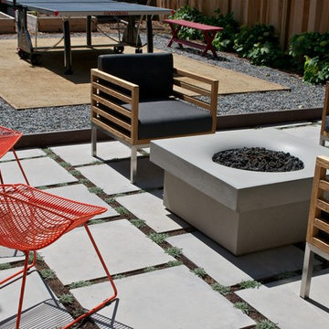 Custom Decomposed Granite Ping Pong Court