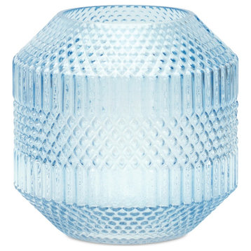 Vase 8"Dx8"H Glass