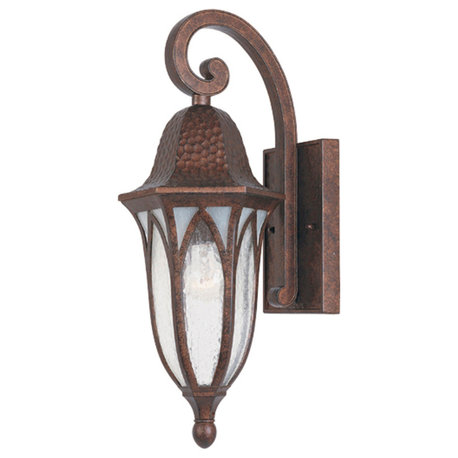 Designers Fountain 20611-BAC 1 Light 7" Cast Aluminum Wall - Burnished Antique
