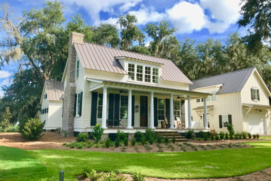 Example of an exterior home design in Other