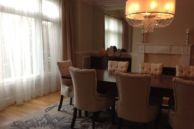 Trendy dining room photo in Newark