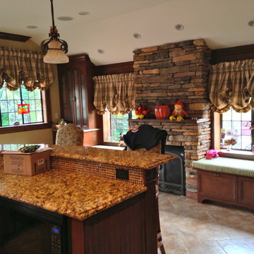 Tudor style leaded glass
