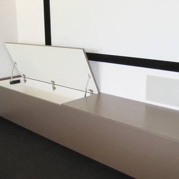 Home Theater Bench Storage for Sub Woofer, DVD, CD and Tapes