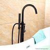 Luxier FTF01 Single-Handle Tub Filler Faucet with Hand Shower, Oil Rubbed Bronze