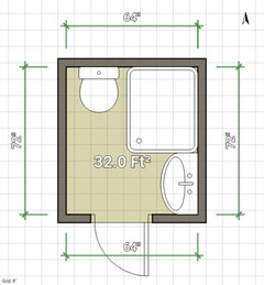 Help with Tiny basement bathroom design