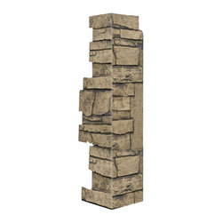 144-36-BRECKENRIDGE DEEP WIDE STACKED CORNER 36"H X 11"W X 1 1/4"D - Wall Panels