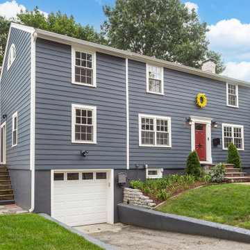 After - Composite Siding, Asphalt Roof & Marvin Windows in Quincy, MA 02169