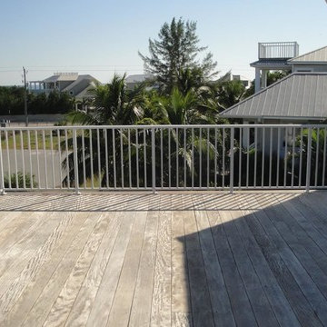 Welded Aluminum Railing & 5V Metal Roof