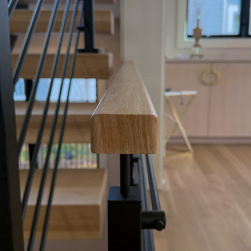Project #147 | Modern Staircase with Seattle Style Stringer