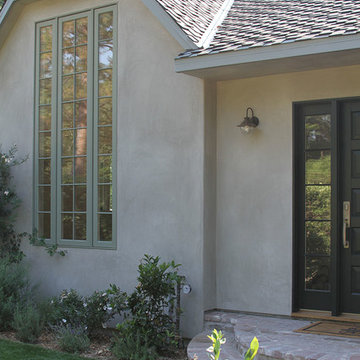 Transitional Cottage Addition and Remodel, Pool and landscape Palo Alto