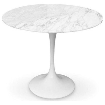 Marble Tulip Dining Table 43"