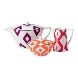 Jasper Conran at Wedgwood Kilim 3-Piece Tea Set - Tea Sets