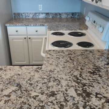 Splendor White Granite Kitchen Countertops