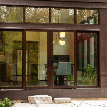 Modern Addition in Libertyville - Rear Elevation