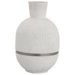 Elk Home - Elk Home Glenn, 10" Large Vase, White Finish - Glenn 10 Inch Large  White *UL Approved: YES Energy Star Qualified: n/a ADA Certified: n/a  *Number of Lights:   *Bulb Included:No *Bulb Type:No *Finish Type:White