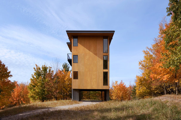 Современный Фасад дома by Prentiss Balance Wickline Architects