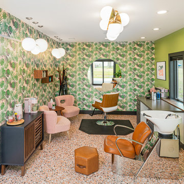 Pigment and Pattern: A New Build Midcentury Modern House
