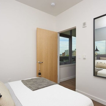 A timber door installed alongside the EzyJamb Classic Adjust (EZC).